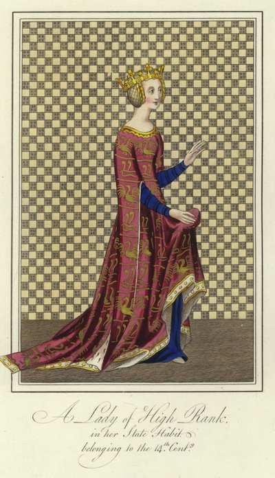 Une dame de haut rang en habit d