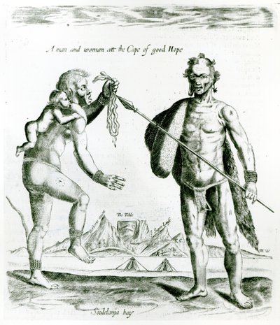 Un homme et une femme du Cap de Bonne-Espérance - English School