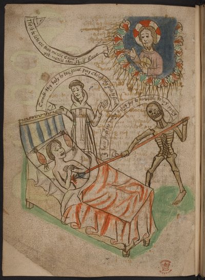 Un homme sur son lit de mort, d