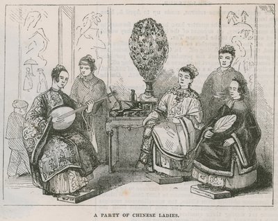 Un groupe de dames chinoises; Une visite à la Collection chinoise - English School