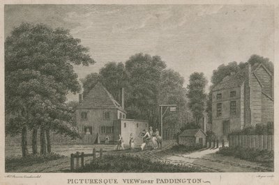 Vue pittoresque près de Paddington, Middlesex - English School