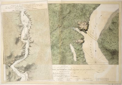 Plan du Fort Montgomery et du Fort Clinton, 1774-1779 - English School
