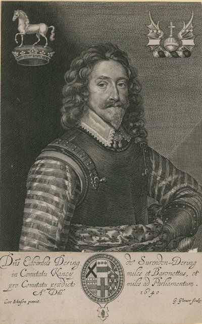 Portrait de Sir Edward Dering - English School