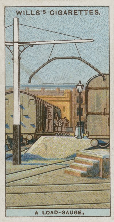 Un gabarit de chargement ferroviaire - English School