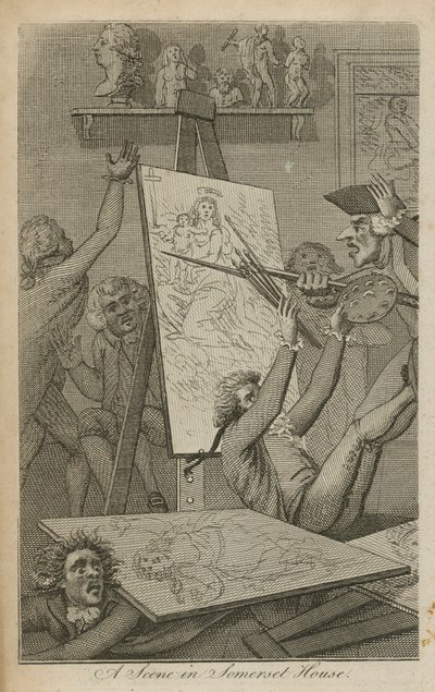 Une scène à Somerset House - English School