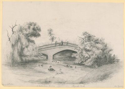 Un croquis de la nature, Regents Park - English School