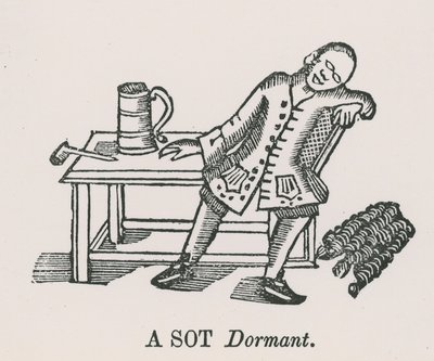 Un ivrogne dormant - English School