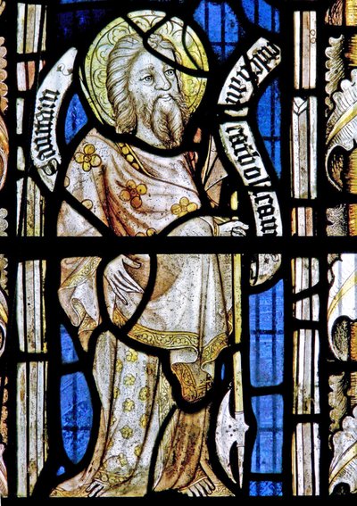 Une fenêtre sud représentant Saint Matthieu - English School