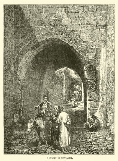 Une rue à Jérusalem - English School