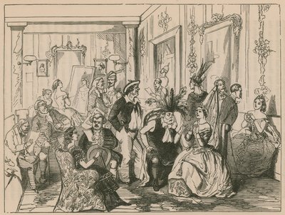 Une loge de théâtre - English School
