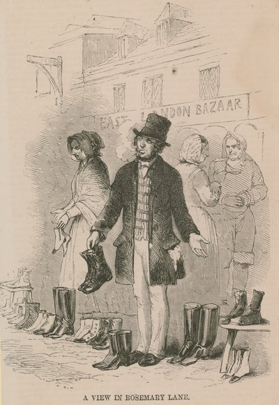 Vue de Rosemary Lane, Londres - English School