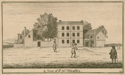 Vue de la taverne et du jardin de Sir John Oldcastle, à Cold Bath Fields - English School