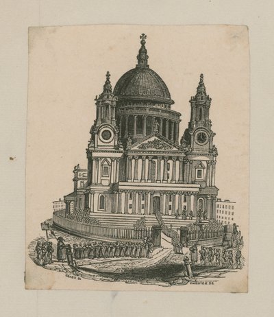 Vue de la cathédrale Saint-Paul - English School