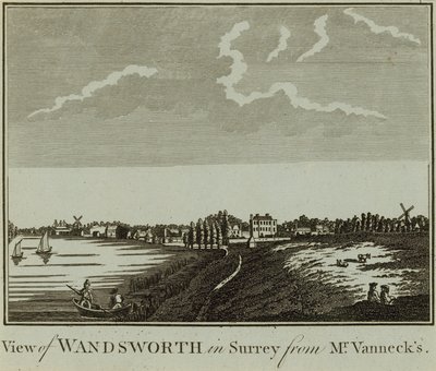 Vue de Wandsworth dans le Surrey - English School