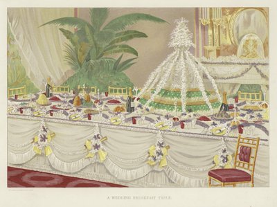 Table de petit-déjeuner de mariage - English School