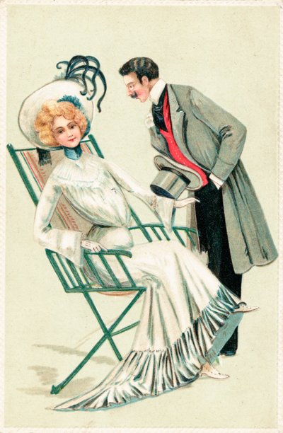Un couple bien habillé - English School