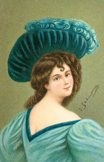 Une jeune femme bien habillée - English School