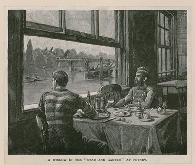 Une fenêtre dans le Star and Garter, Putney - English School