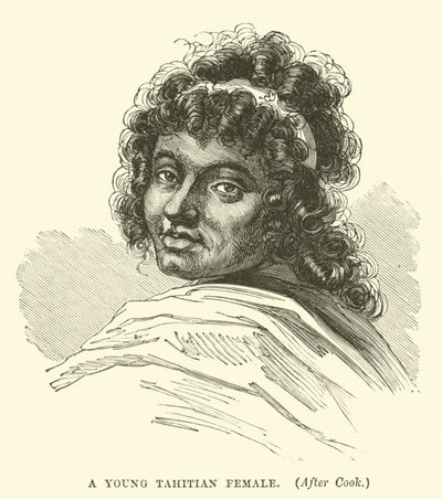 Une jeune femme tahitienne, d