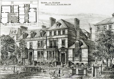 Abbey Place, St. Johns Wood, de The Building News, 18 janvier 1878 - English School