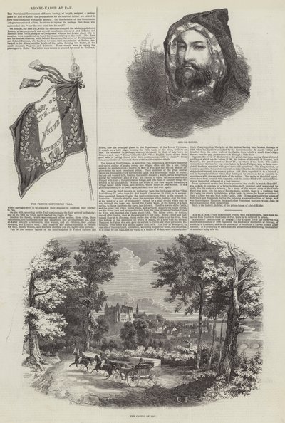 Abd-el-Kader à Pau (gravure) - English School