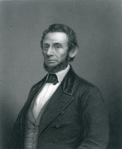 Abraham Lincoln, gravé par H. C. Balding, 19ème siècle - English School