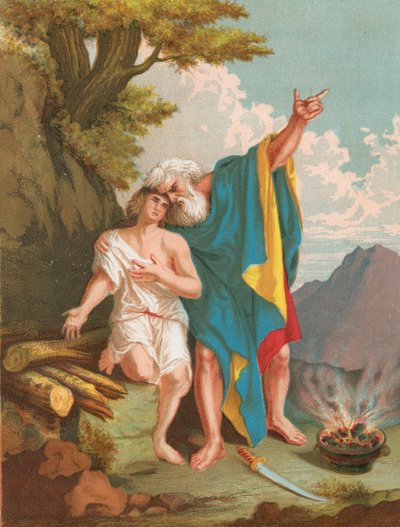 Abraham offrant Isaac - English School