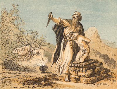 Abraham offrant Isaac - English School