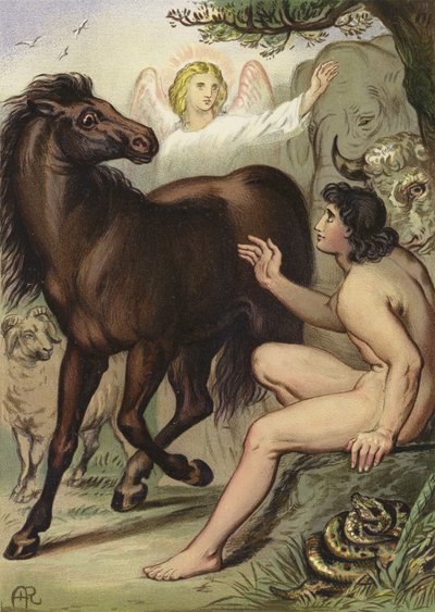 Adam nommant les animaux - English School