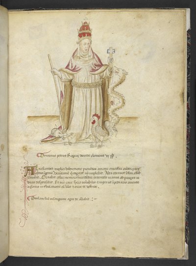 Joachimi Abbatis de Curatio, et Anselmi, Episcopi Marsicani, Vaticinia xxx de Pontificibus Romanis; scil., a Nicolao III. ad Innocentium VIII - English School