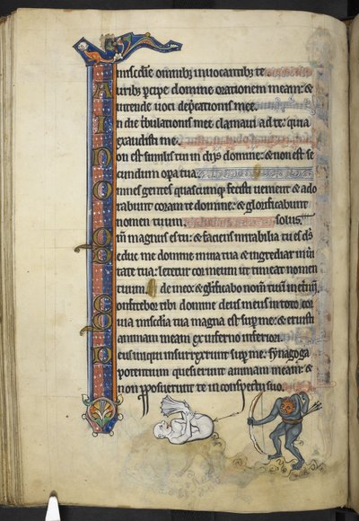 Le Psautier de Rutland, c.1260 - English School