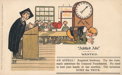 Carte postale Addled Ads - English School