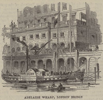 Adelaide Wharf, London Bridge - English School