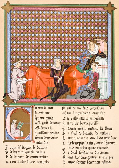 Adenez, le roi des ménestrels, 1878 - English School