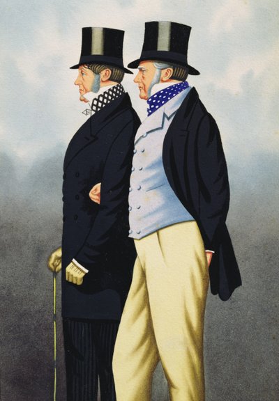 Amiral Henry John Rous (1795-1877) et George Payne (1803-78), Pères du Turf - English School