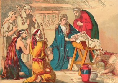 Adoration des bergers - English School