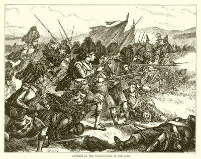 Avancée des Highlanders à l