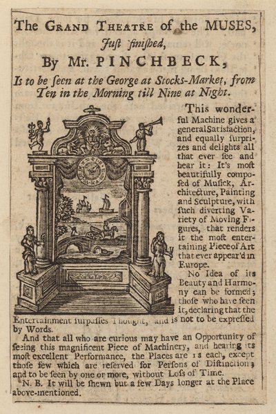 Publicité pour le Grand Théâtre des Muses - English School