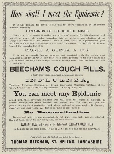 Publicité, Beecham