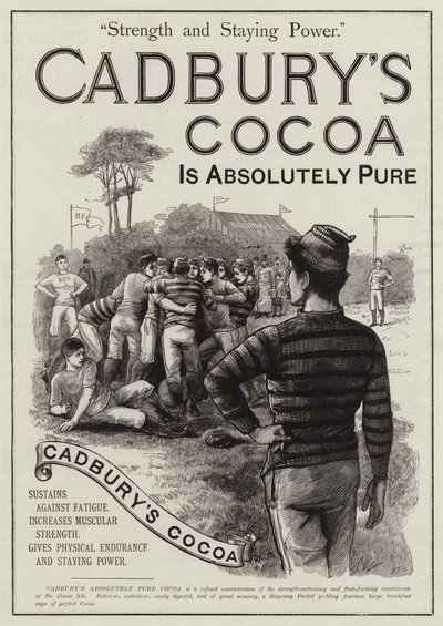 Publicité, cacao Cadbury - English School