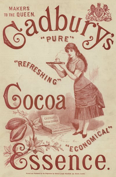 Publicité, Essence de cacao Cadbury - English School