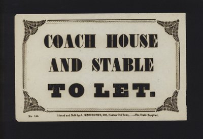 Annonce : Remise et écurie à louer (type) - English School