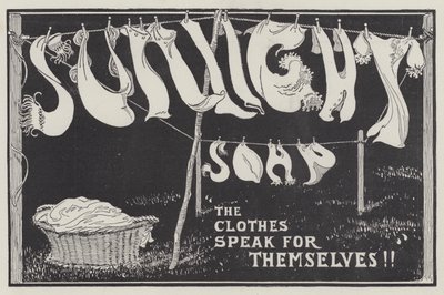 Publicité, Sunlight Soap (gravure) - English School