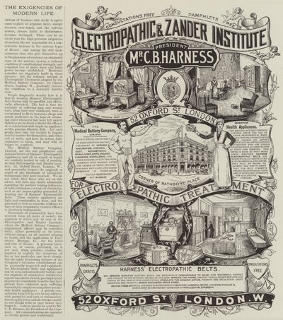 Publicité, The Medical Battery Company - English School