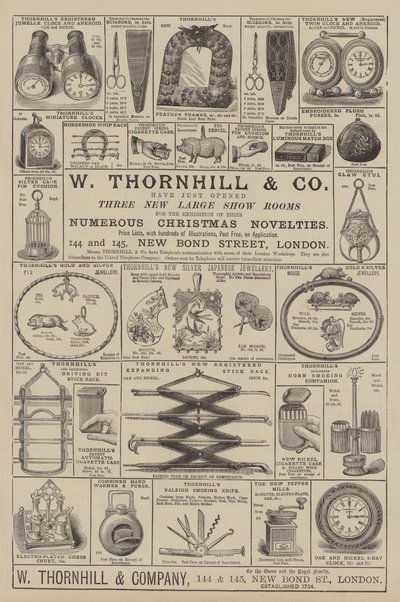 Publicité, W Thornhill et Compagnie - English School