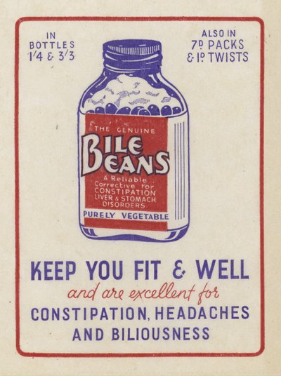 Publicité pour Bile Beans - English School