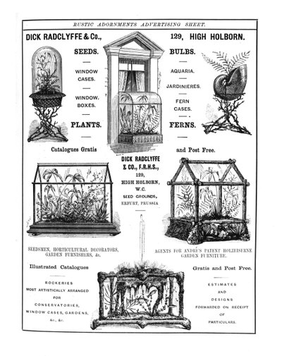 Publicité pour Dick Radclyffe & Co. Rustic Adornments - English School