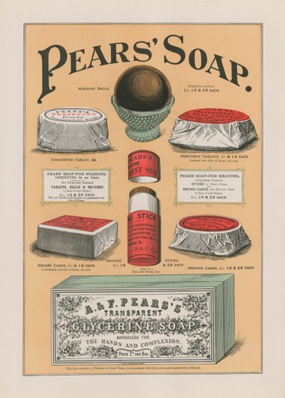 Publicité pour le Savon Pears - English School
