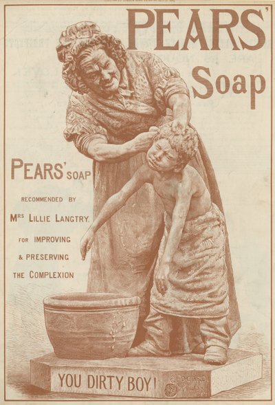 Publicité pour le savon Pears - English School