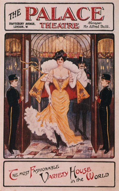 Publicité pour le Palace Theatre - English School